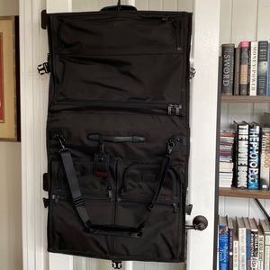 Tumi black Tri—Fold Carry-On Garment Bag